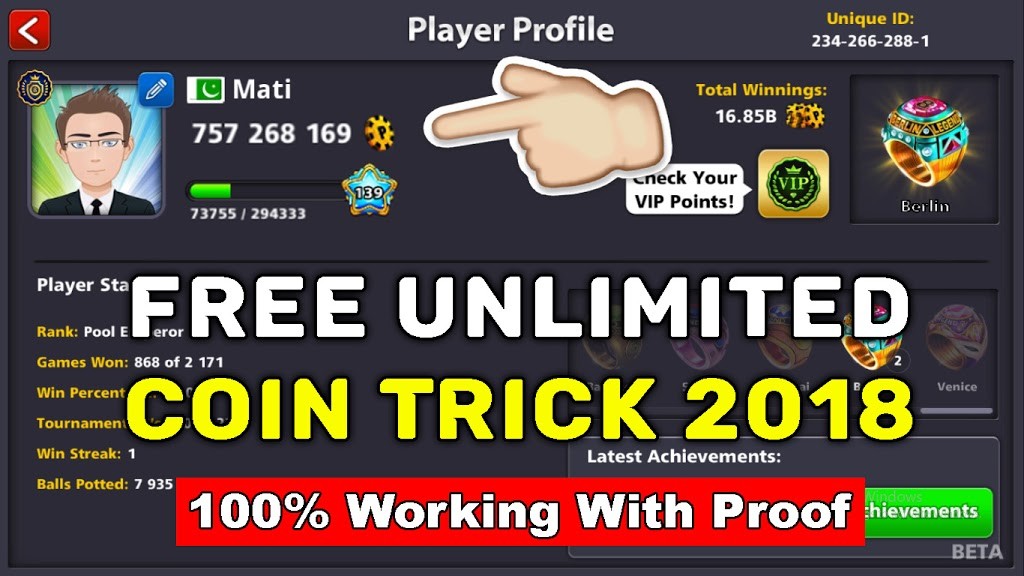 8 Ball Pool Coin Trick Puffin Browser Pro Without Multi ... - 