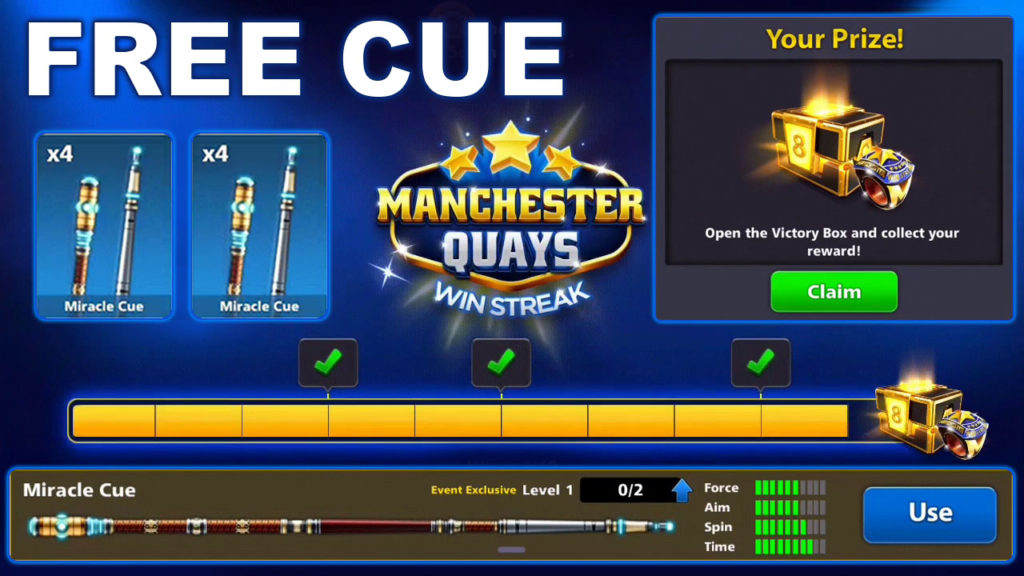 Free Cue For All In 8 Ball Pool Shahid Gamer Yt